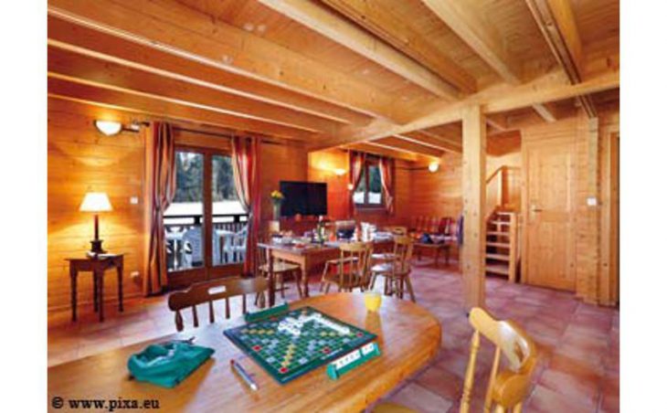 Les Chalets du Bois de Champelle, Morillon, Dining Area